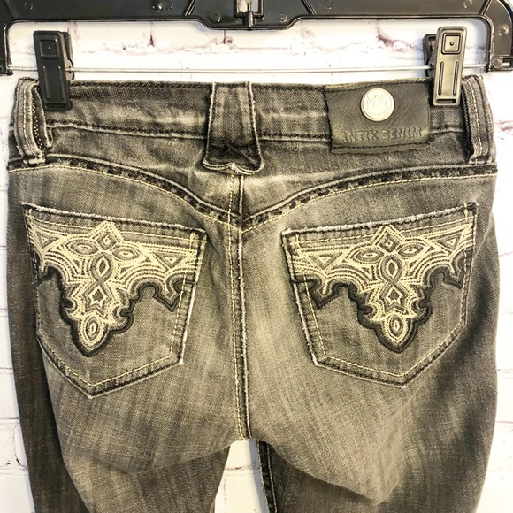 Antik Denim Distressed Gray Jeans - Picture 5 of 6